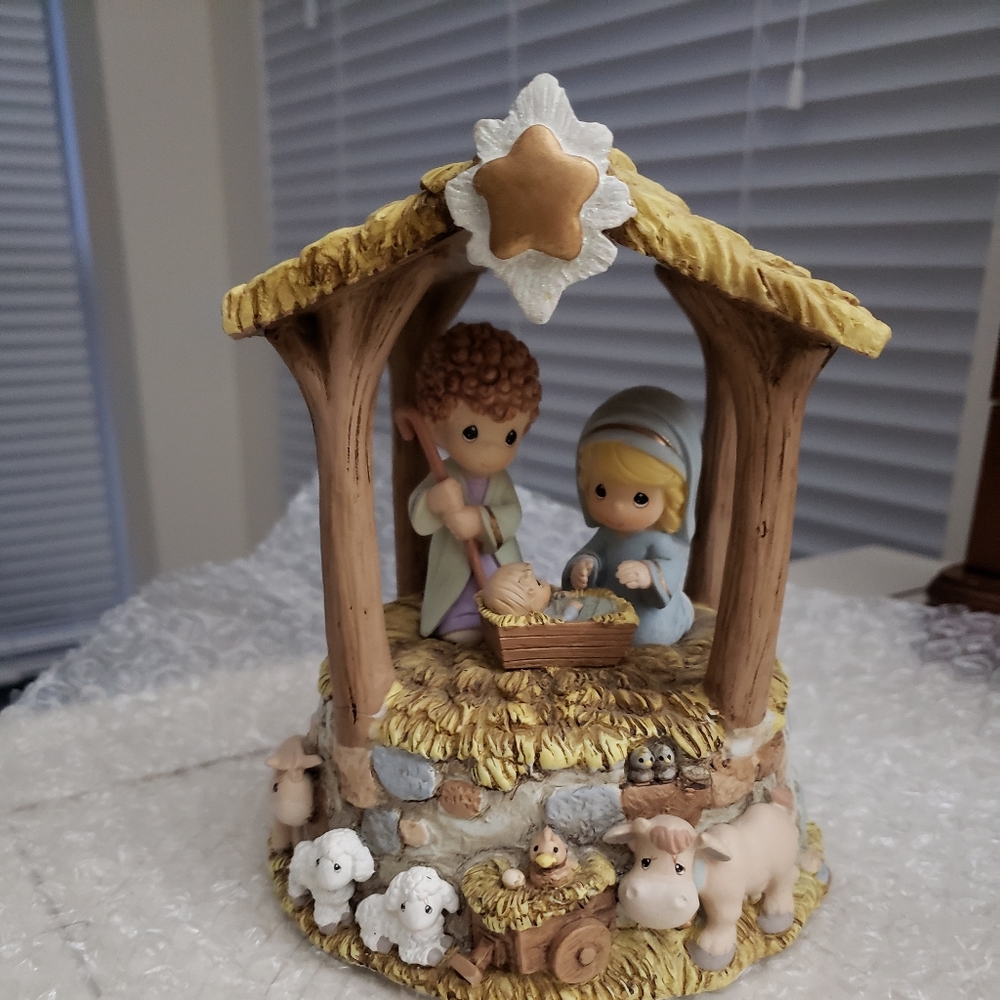Precious Moments Musical Nativity Figurine